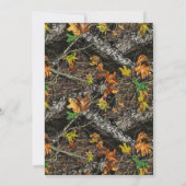 Camouflage Bridal Dusche Einladungen (Rückseite)