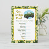 Camouflage Bridal schätzt das richtige Preisspiel (Stehend Vorderseite)