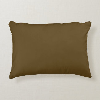 Camouflage Brown Accent Pillow Dekokissen