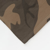 Camouflage Brown Fleecedecke (Ecke)