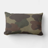 Camouflage Brown scherzt MoJo Throw-Kissen Lendenkissen (Vorderseite)