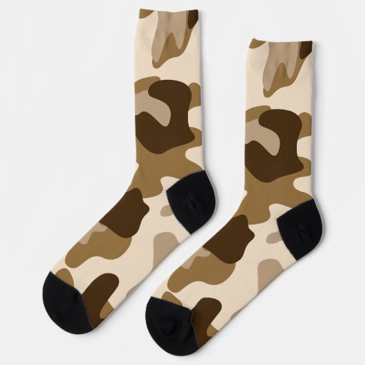 Camouflage Brown Socks Socken (Linkes Detail)