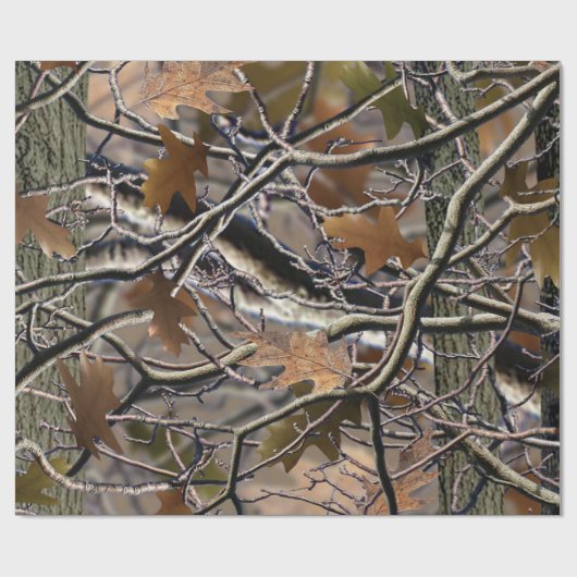 Camouflage Browns, Geschenkpapier, geruchtes Papie Geschenkpapier (Flach)