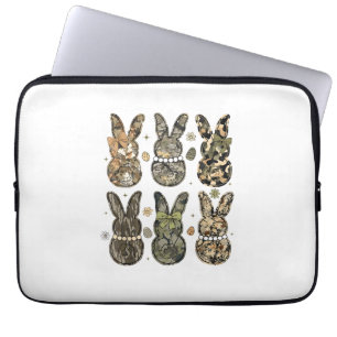 Camouflage Bunnies Niedlich Osterhasen Kaninchen B Laptopschutzhülle
