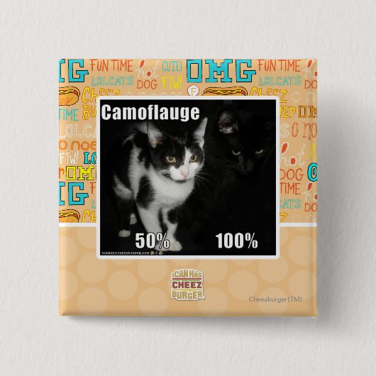 Camouflage Button (Vorderseite)