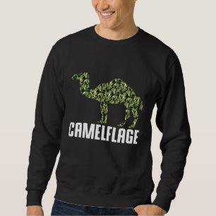 Camouflage Camel Dromedary Camelflage Hump Day Cam Sweatshirt