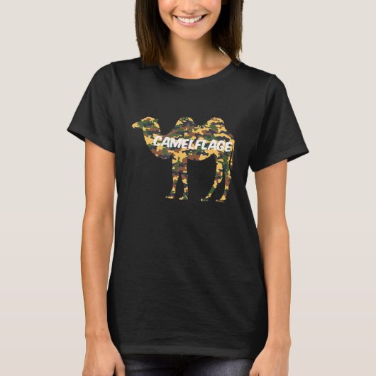 Camouflage Camel T-Shirt (Vorderseite)