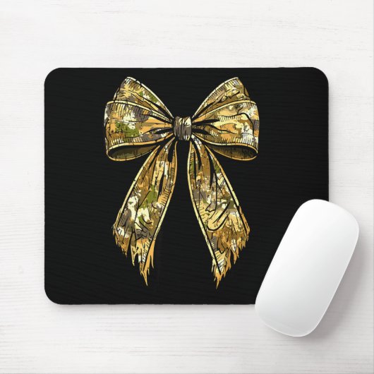 Camouflage Camo Bow Hunting Girl  Mousepad (Mit Mouse)