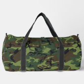 Camouflage Camouflage Army Monogram Large Duffel B Duffle Bag (Vorderseite)