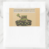 Camouflage Camouflage Army Party Flaschen Labels Rechteckiger Aufkleber (Tasche)