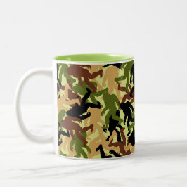 Camouflage Camouflage Bigfoot Gemustert Jagd Zweifarbige Tasse