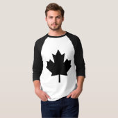Camouflage Camouflage Black Maple Leaf T-Shirt (Vorne ganz)
