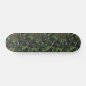 Camouflage Camouflage Brown Green Army Woodland Skateboard (Horizontal)
