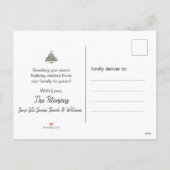 Camouflage Camouflage Foto Feiertagspostkarte (Rückseite)