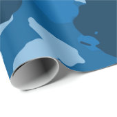 Camouflage Camouflage Geschenkpapier (Rolleneckpunkt)