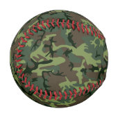 Camouflage Camouflage Grünbraunes Muster Baseball (Vorderseite Links)