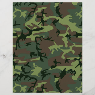 Camouflage Camouflage Grünbraunes Muster Flyer