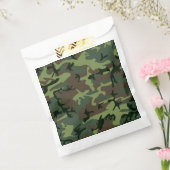 Camouflage Camouflage Grünbraunes Muster Geschenktütchen (Versiegelt)