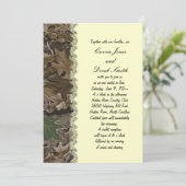 Camouflage Camouflage Hochzeit Einladung (Stehend Vorderseite)