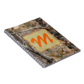 Camouflage Camouflage Hunting Monogram, erstes Not Notizblock (Rechte Seite)