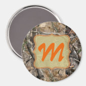 Camouflage Camouflage Hunting Monogram Initial Mag Magnet (Vorderseite/Rückseite)