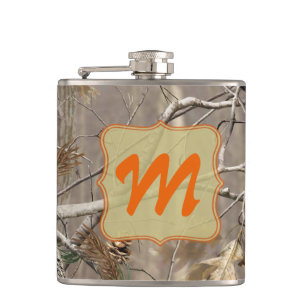 Camouflage Camouflage Jagen Rea Monogram Whiskey F Flachmann