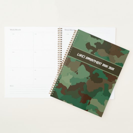 Camouflage Camouflage Militärischer Mit Monogramm Planer (Anzeige)