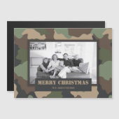 Camouflage Camouflage Militärisches Foto Magnet (Vorne/Hinten)