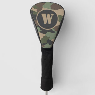 Camouflage Camouflage Military Khaki Green Tan Mon Golf Headcover