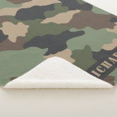 Camouflage Camouflage Military Khaki Green Tan Mon Sherpadecke (3/4)