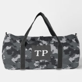 Camouflage Camouflage Monogramm Personalisiert Duffle Bag (Vorderseite)