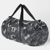 Camouflage Camouflage Monogramm Personalisiert Duffle Bag (Rechte Ecke)