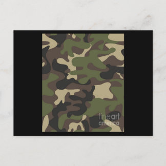 Camouflage Camouflage Pattern Postkarte