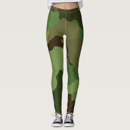 Camouflage Camouflage Personalisiert Leggings