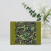 Camouflage Camouflage Postkarte (Stehend Vorderseite)