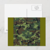 Camouflage Camouflage Postkarte (Vorne/Hinten)