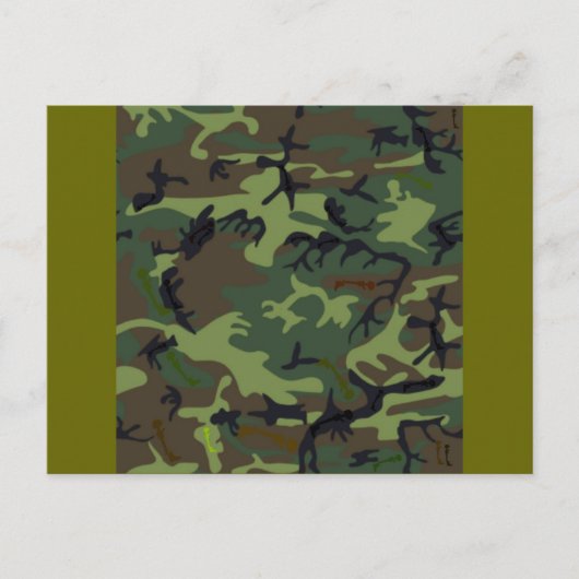 Camouflage Camouflage Postkarte (Vorderseite)