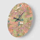 Camouflage Camouflage, schauen Sie mich an! Große Wanduhr (Winkel)