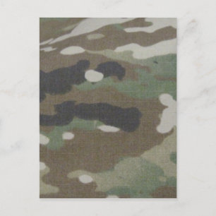 Camouflage Camouflage Uniform Faties Office Postkarte