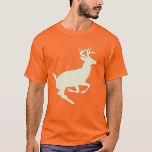 Camouflage Camouflage Woodland Buck Deer T-Shirt (Vorderseite)