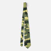 Camouflage Camping Jagd auf Green Camouflage Krawatte (Rückseite)