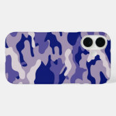 Camouflage Camping Jagd Blue Camouflage Case-Mate iPhone Hülle (Rückseite (Horizontal))