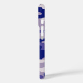 Camouflage Camping Jagd Blue Camouflage Case-Mate iPhone Hülle (Rückseite / Links)