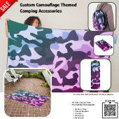 Camouflage Camping PINK Personalisiert Reisen Thermosbecher