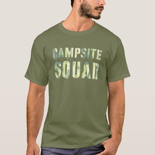 Camouflage CAMPSITE SQUAD Sommerberaterteam T-Shirt (Vorderseite)