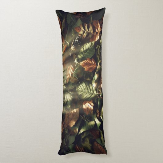 Camouflage Canopy - Ein ruhiger Wald entfliehen Seitenschläferkissen (Rückseite (Vertikal))