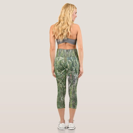 Camouflage Capri Leggings (Rückseite)