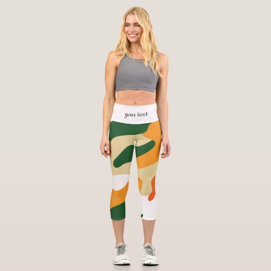 camouflage capri leggings (Vorderseite)