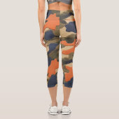 CAMOUFLAGE CAPRI LEGGINGS (Rückseite)