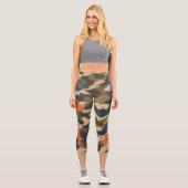 CAMOUFLAGE CAPRI LEGGINGS (Vorderseite)